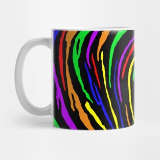 Rainbow Tiger Stripes Mug